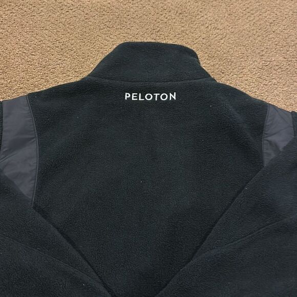 Peloton Women’s Black 1/4 Zip Black Fleece Jacket - Picture 8 of 9